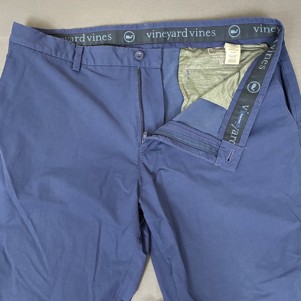Vineyard Vines Blue On The Go Pant Slim Men's Size 38x32